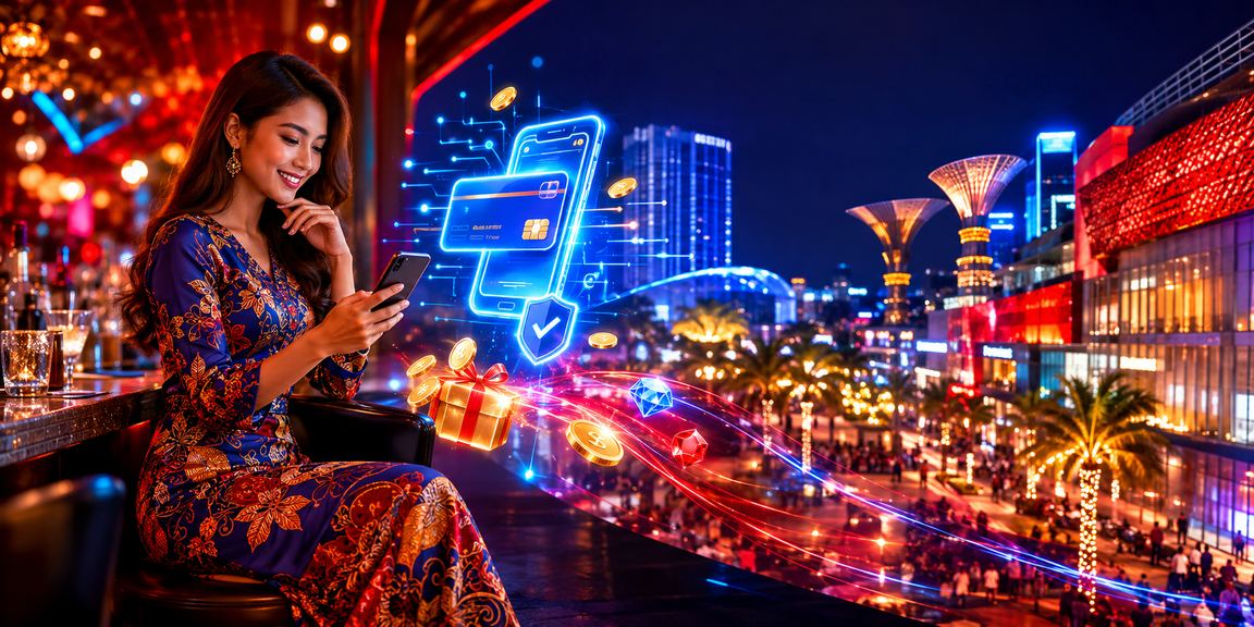 Pengguna Johor Bahru mengakses perlawanan langsung menggunakan telefon pintar dengan pakaian batik
